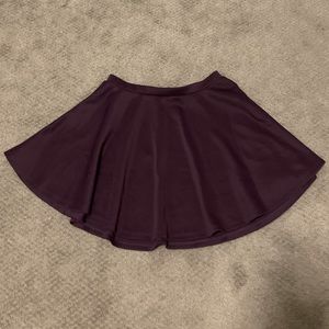 NWOT Purple Circle Mini Skirt
